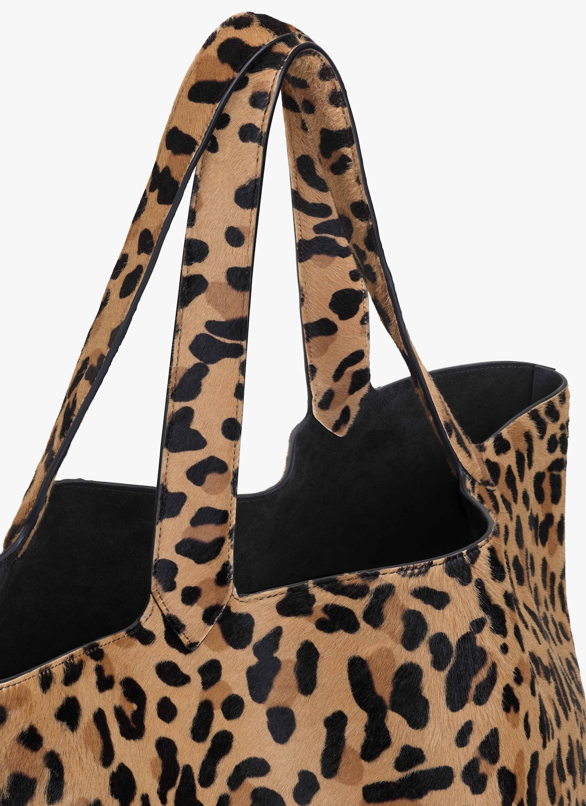 LE CABAS BAG IN LEOPARD HAIRCALF ALAÏA BROWN LE CABAS BAG IN LEOPARD HAIRCALF